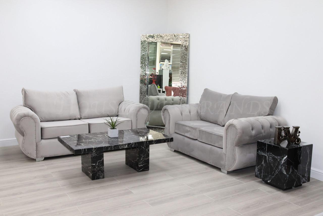 House Of Brands Riva Velvet Sofa