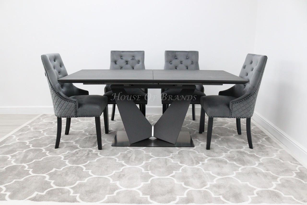 House Of Brands Windsor Extendable Table & Brussels Chairs 