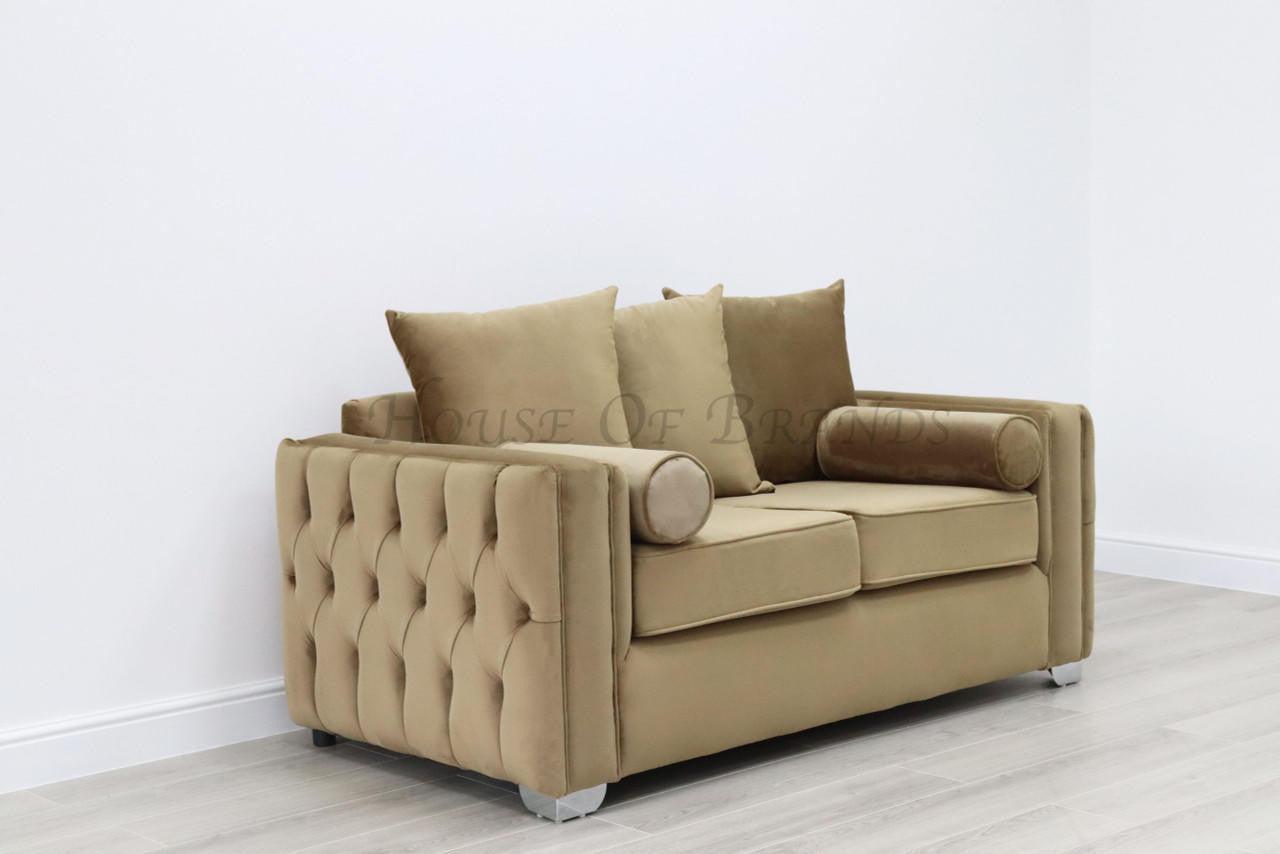 House Of Brands Capri Velvet Sofa