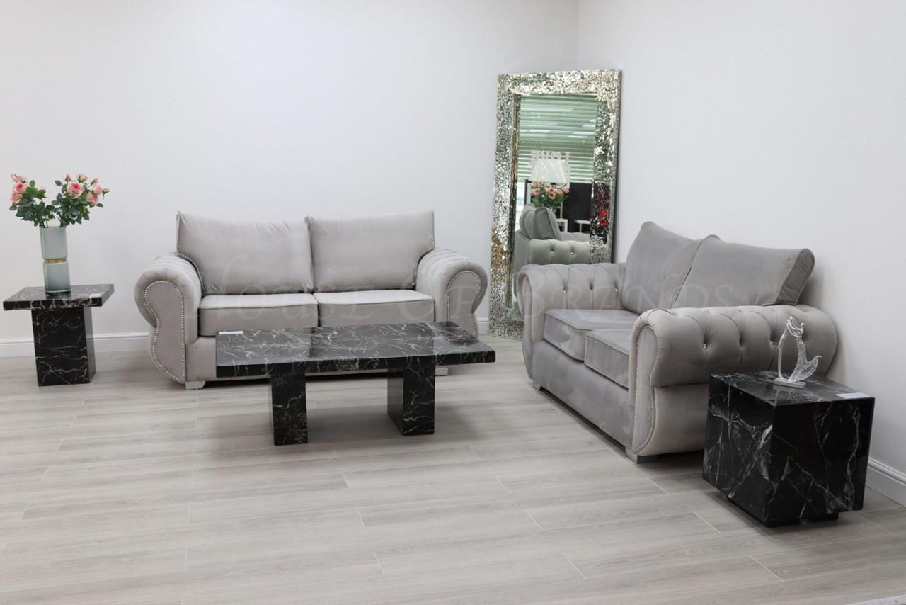 House Of Brands Riva Velvet Sofa