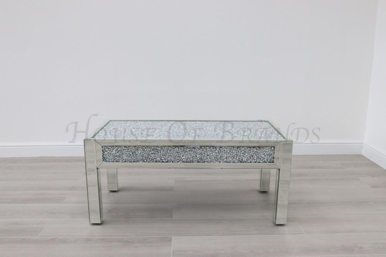 House Of Brands Maisse Fully Crushed Diamond Coffee Table