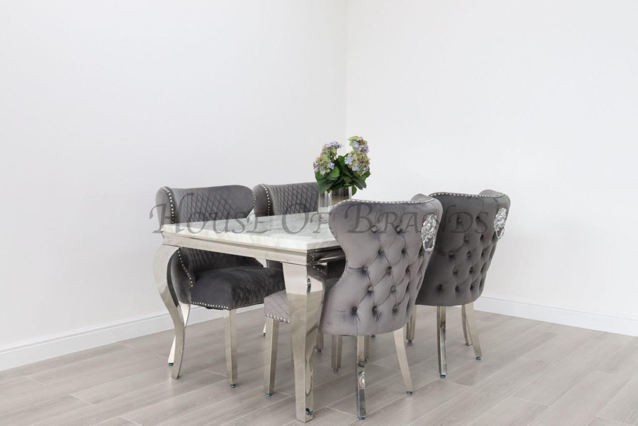 House Of Brands 1.8m Rome and 4 Valencia Chairs