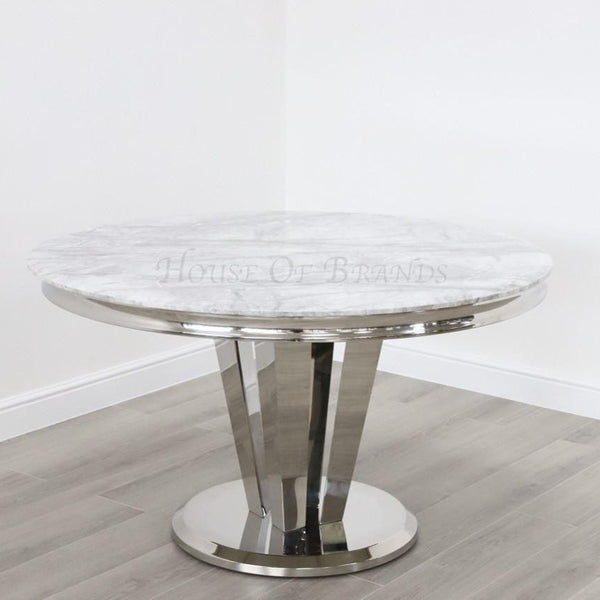 Riccardo Round Marble Dining Table