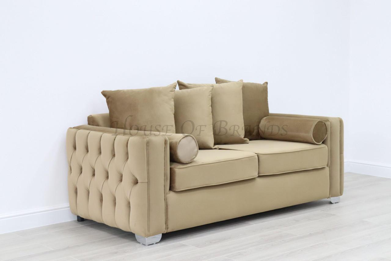 House Of Brands Capri Velvet Sofa