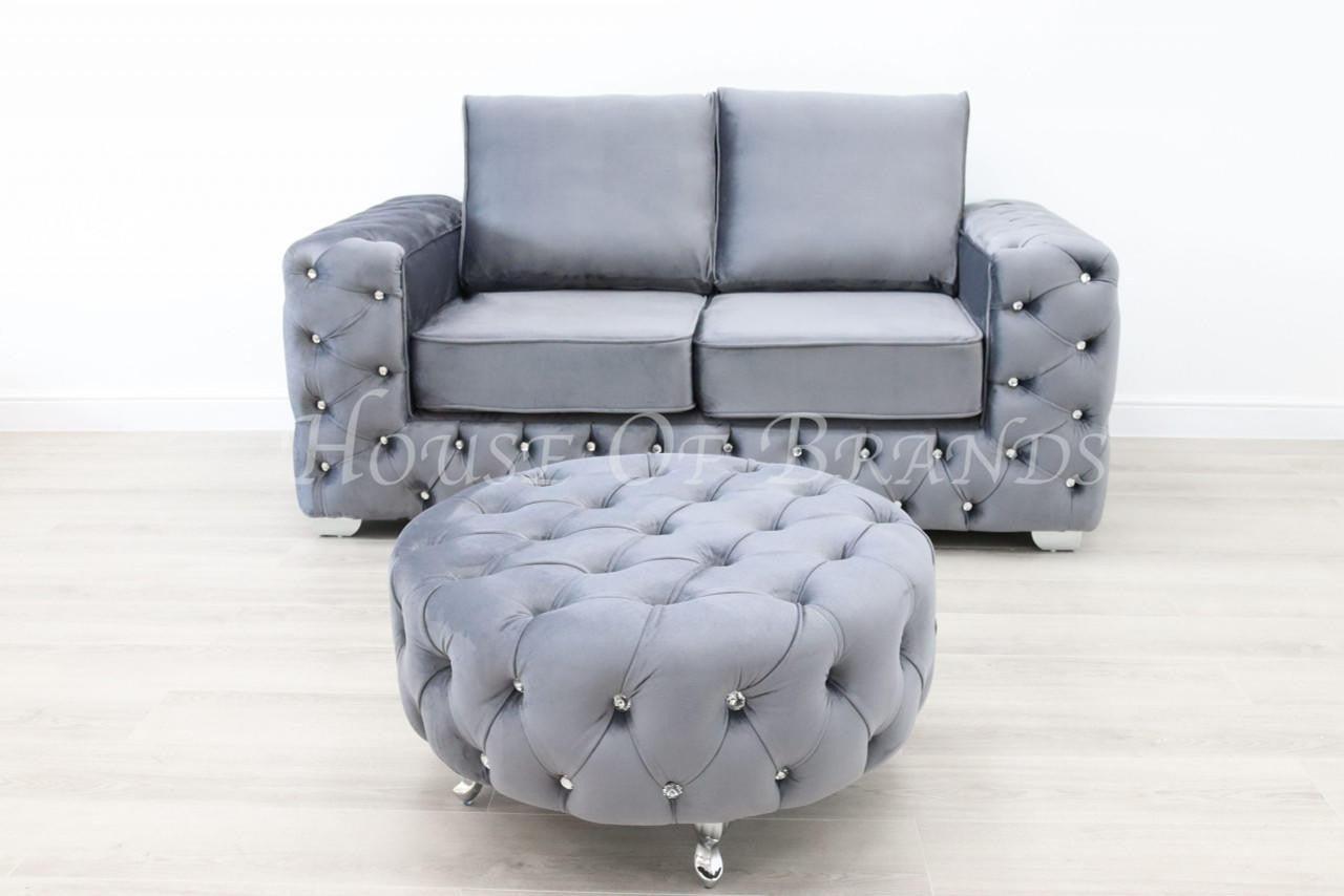 House Of Brands Anastasia Velvet Sofa