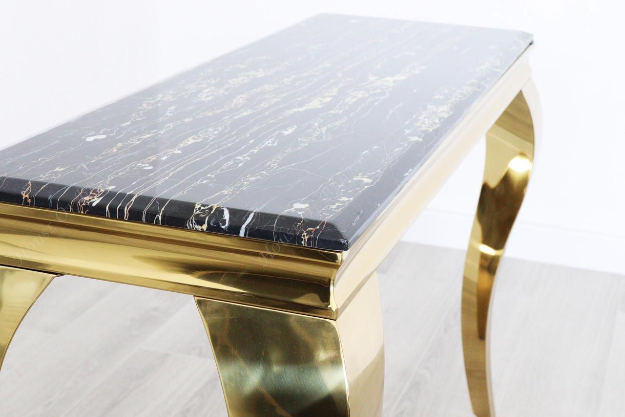 House Of Brands Rome Gold Console Table 