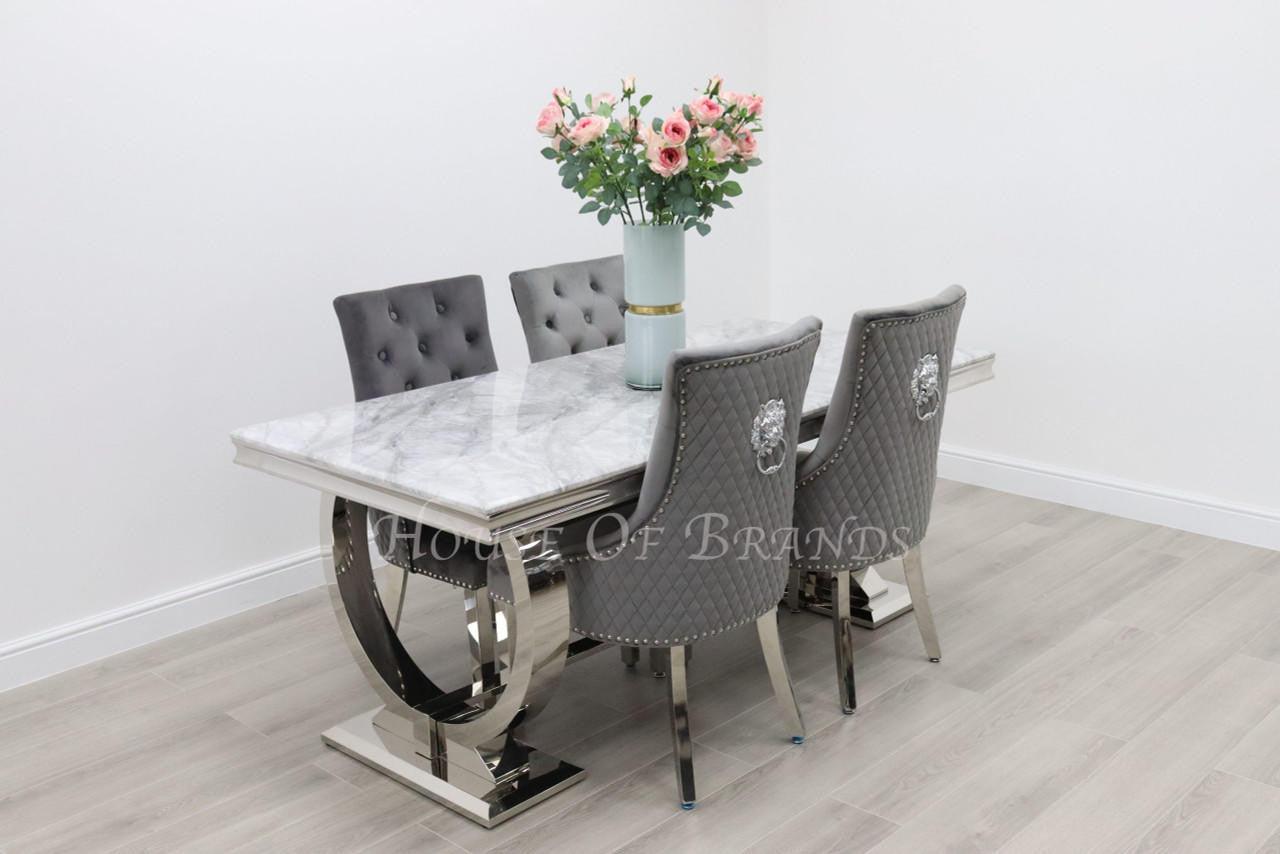 House Of Brands Venice Table and 4 Madrid Chairs