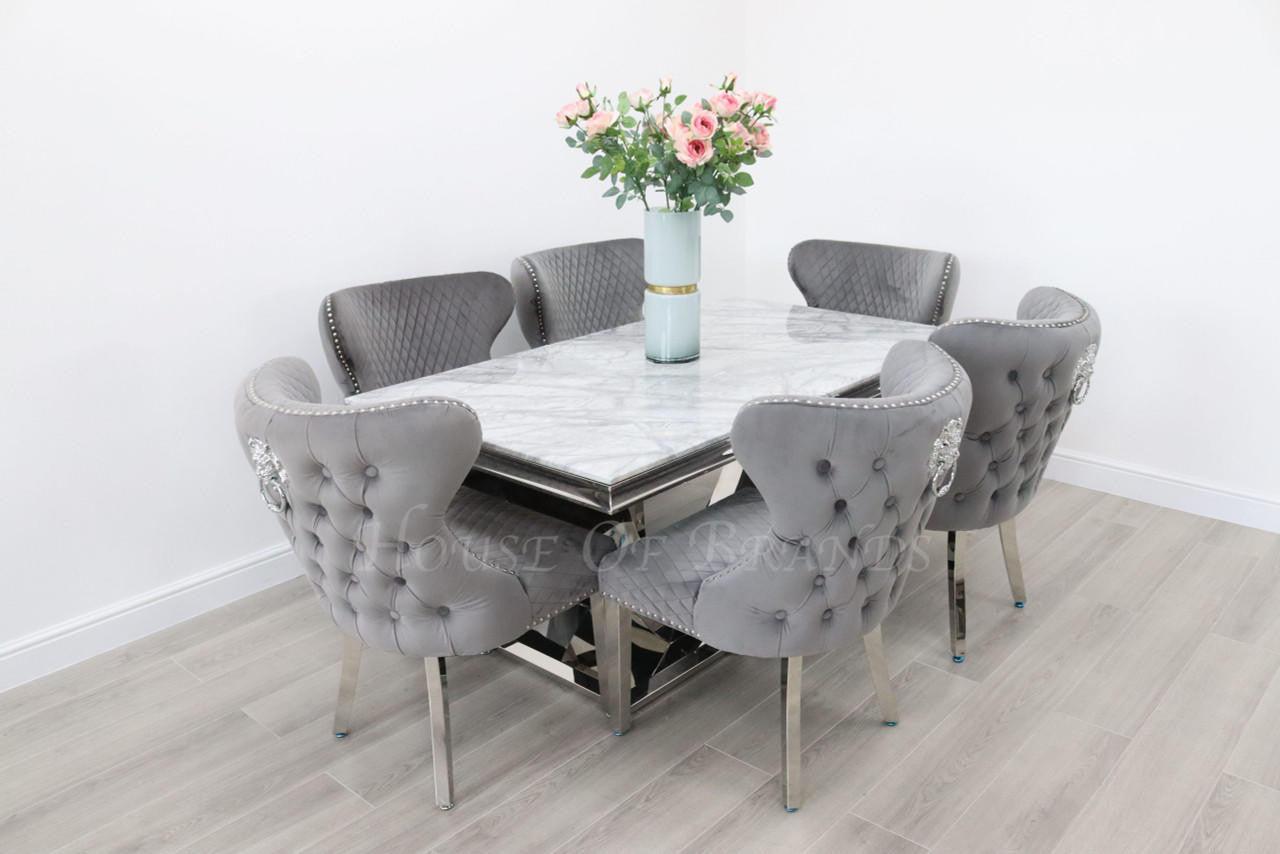 House Of Brands Naples Table andamp; 6 Valencia Chairs