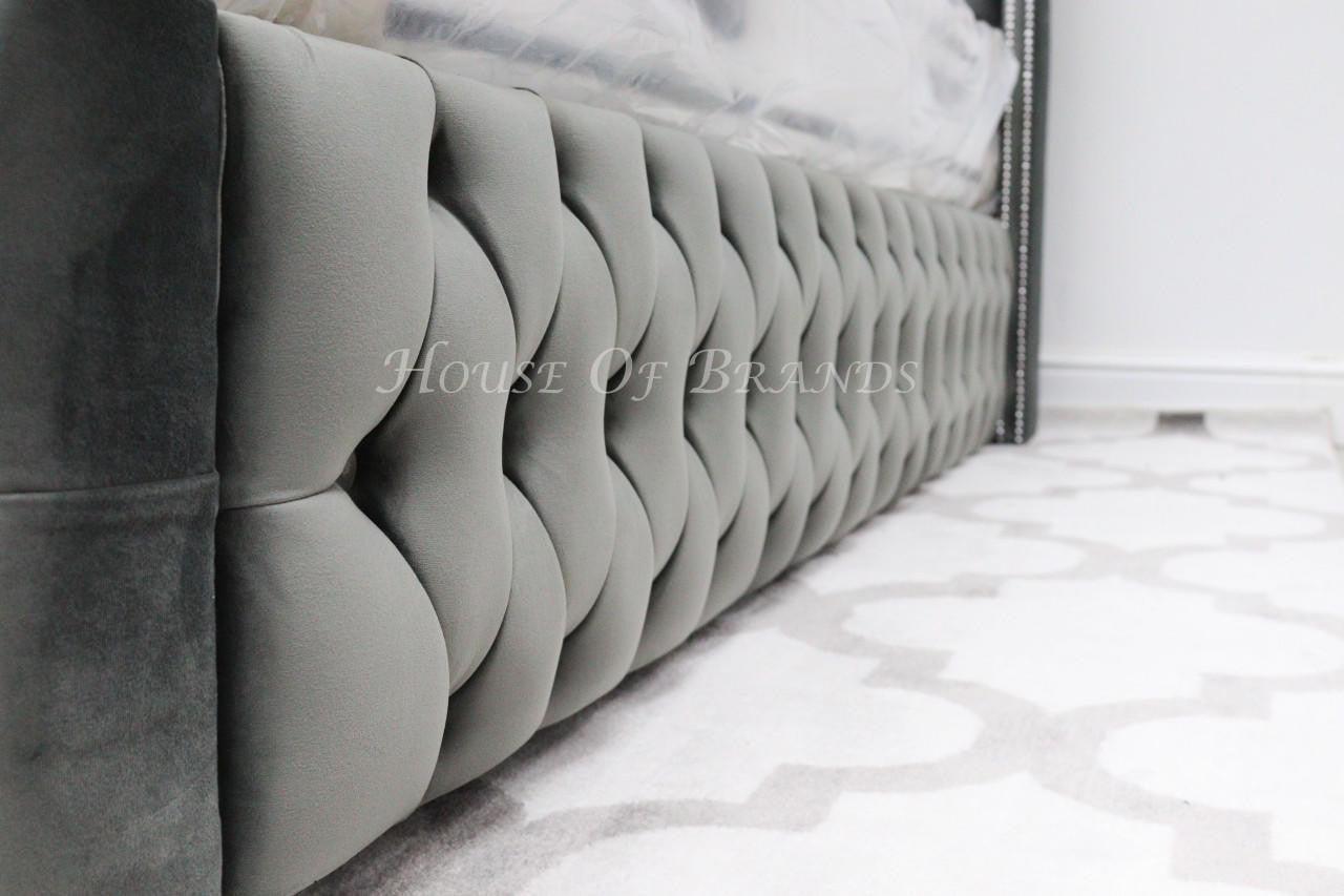 House Of Brands Michigan Winged Ottoman Storage Bed 