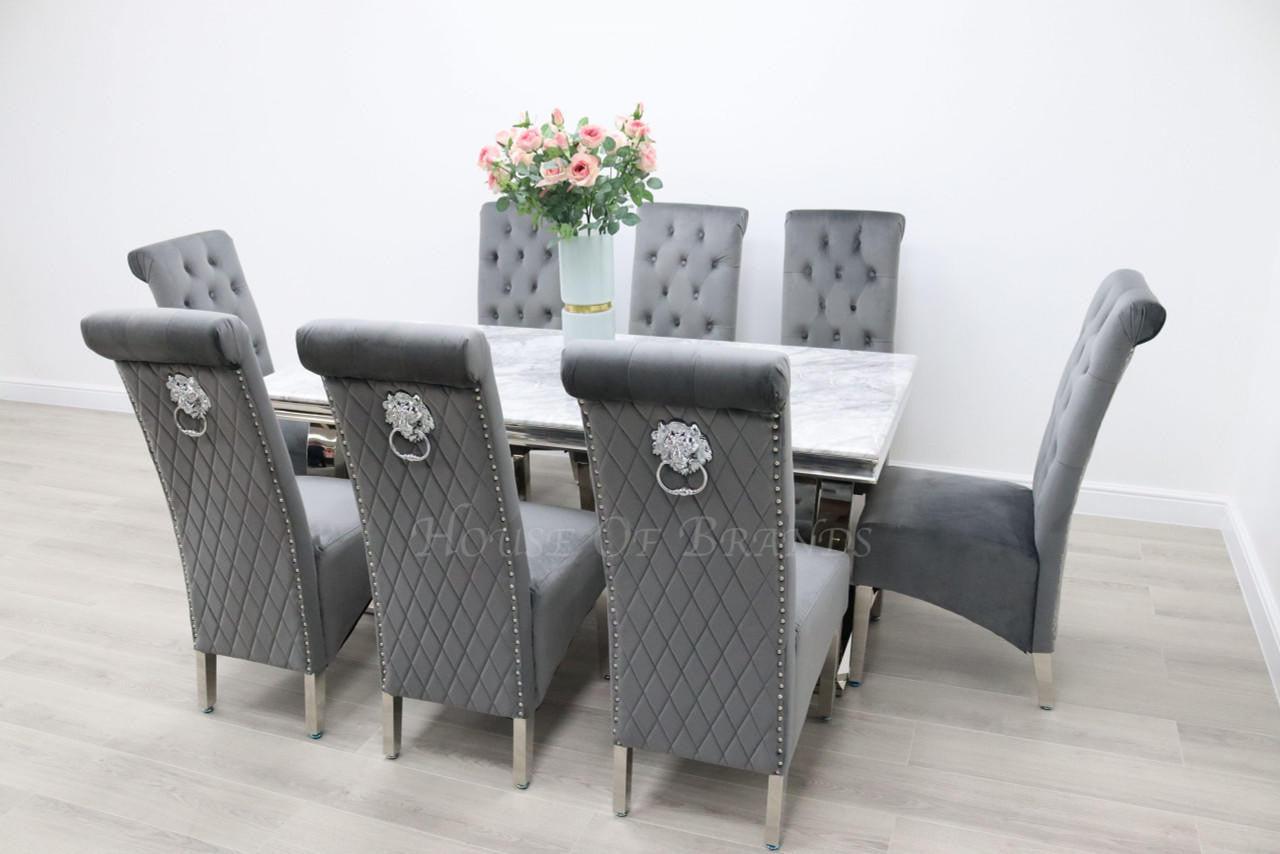 House Of Brands Venice Table and 8 Leon Chairs