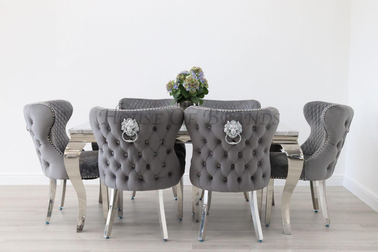 House Of Brands 1.8m Rome and 6 Valencia Chairs