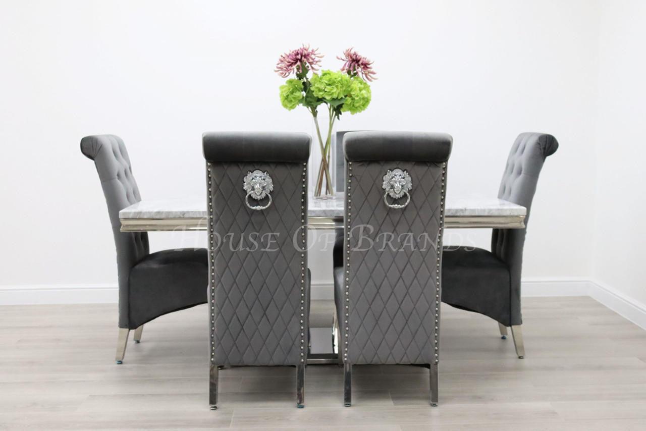 House Of Brands Sicily Table andamp; 6 Leon Chairs